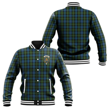 Mackenzie (Mckenzie) Tartan Baseball Jacket with Family Crest Unisex - Tartan Vibes Clothing