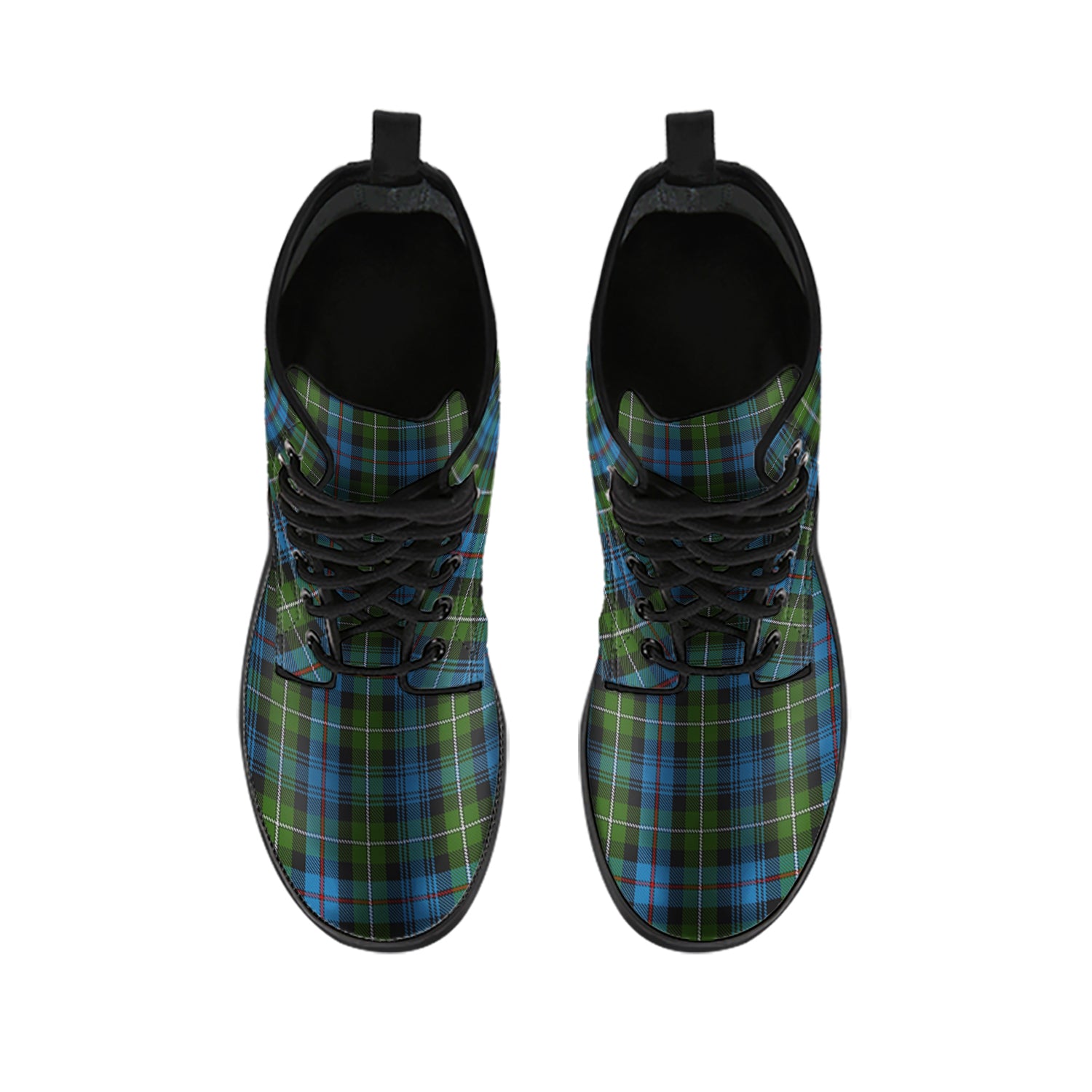 mackenzie-tartan-leather-boots