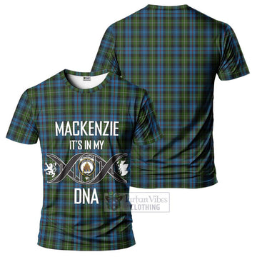Mackenzie (Mckenzie) Tartan T-Shirt with Family Crest DNA In Me Style - Tartan Vibes Clothing
