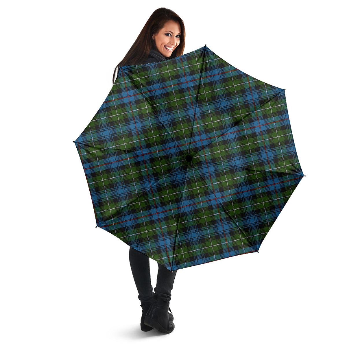 MacKenzie Tartan Umbrella - Tartanvibesclothing