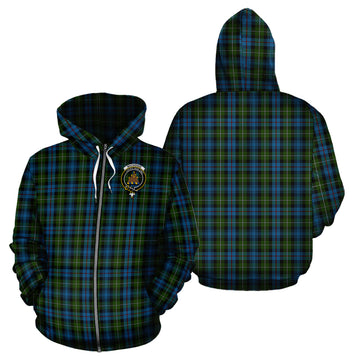 Mackenzie (Mckenzie) Tartan Hoodie with Family Crest