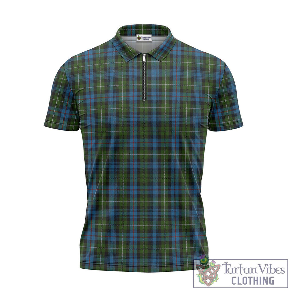 Tartan Vibes Clothing MacKenzie Tartan Zipper Polo Shirt
