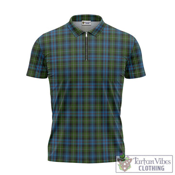 Mackenzie (Mckenzie) Tartan Zipper Polo Shirt