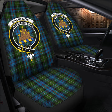 MacKenzie Tartan Car Seat Cover with Family Crest - Tartanvibesclothing