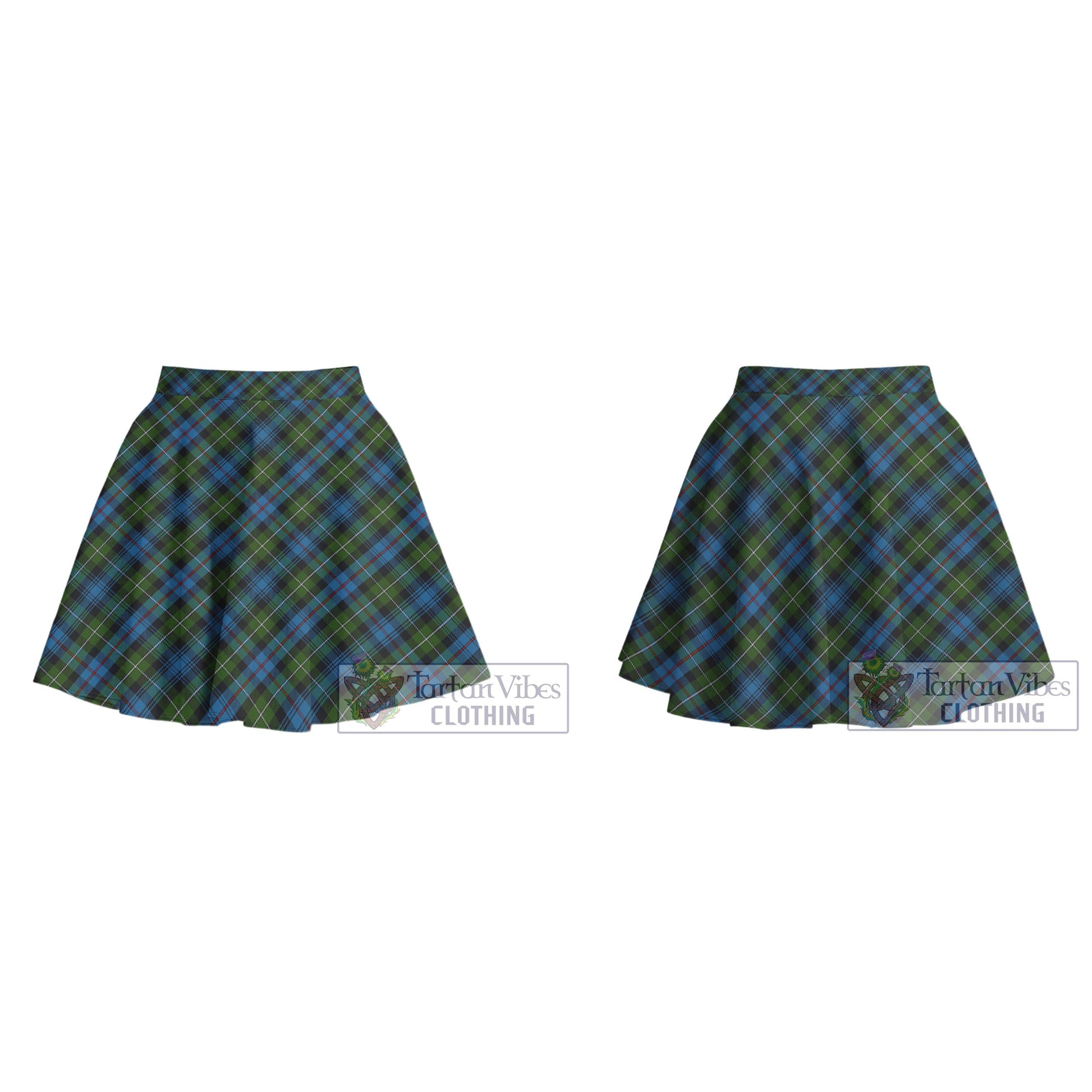 Tartan Vibes Clothing Mackenzie Tartan Women's Plated Mini Skirt