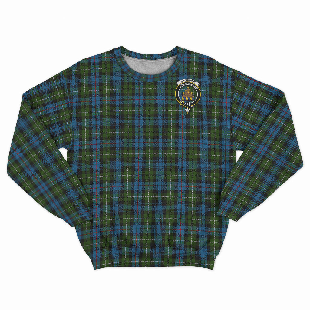 Mackenzie (Mckenzie) Tartan Sweatshirt with Family Crest - Tartan Vibes Clothing