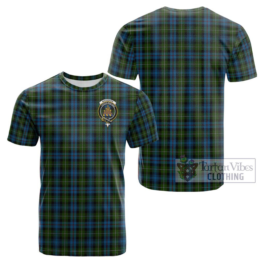 Mackenzie (Mckenzie) Tartan Cotton T-Shirt with Family Crest Kid's Shirt - Tartanvibesclothing Shop