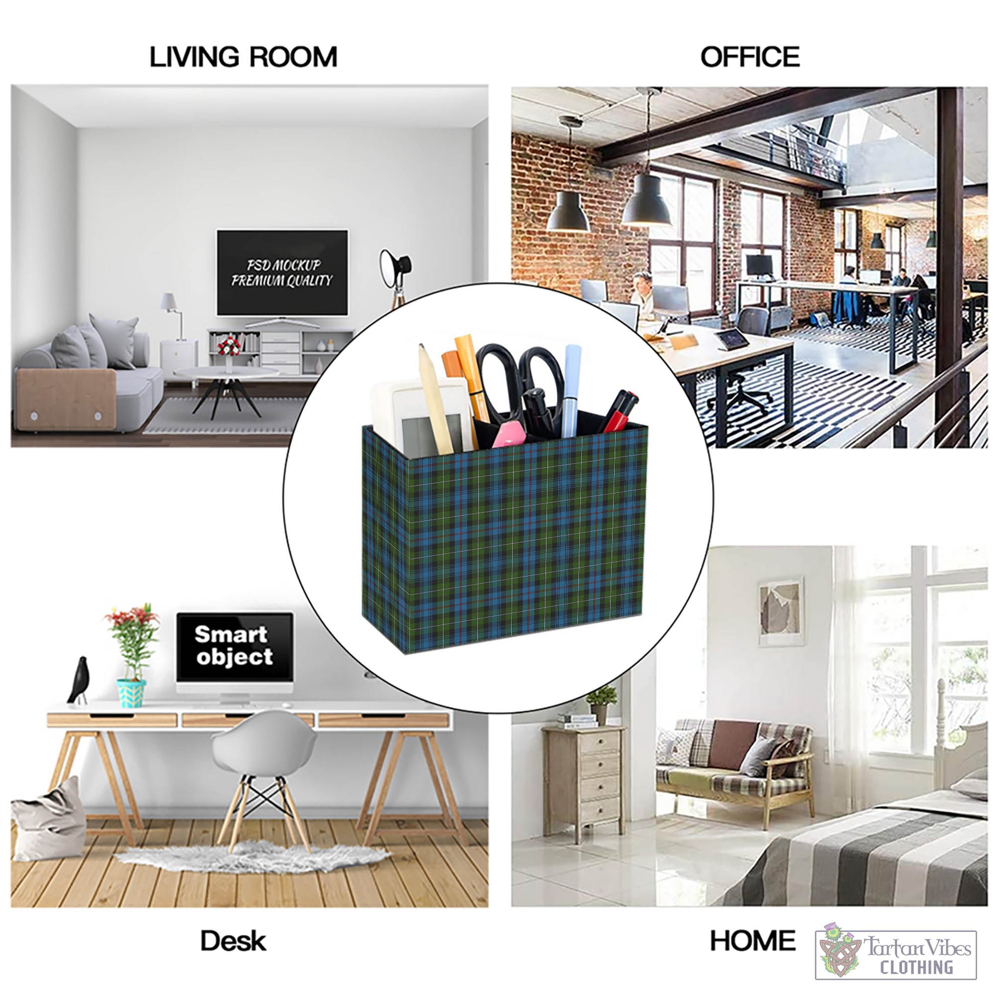 Tartan Vibes Clothing MacKenzie Tartan Pen Holder