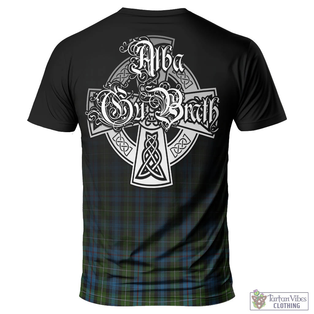 Tartan Vibes Clothing MacKenzie Tartan T-Shirt Featuring Alba Gu Brath Family Crest Celtic Inspired