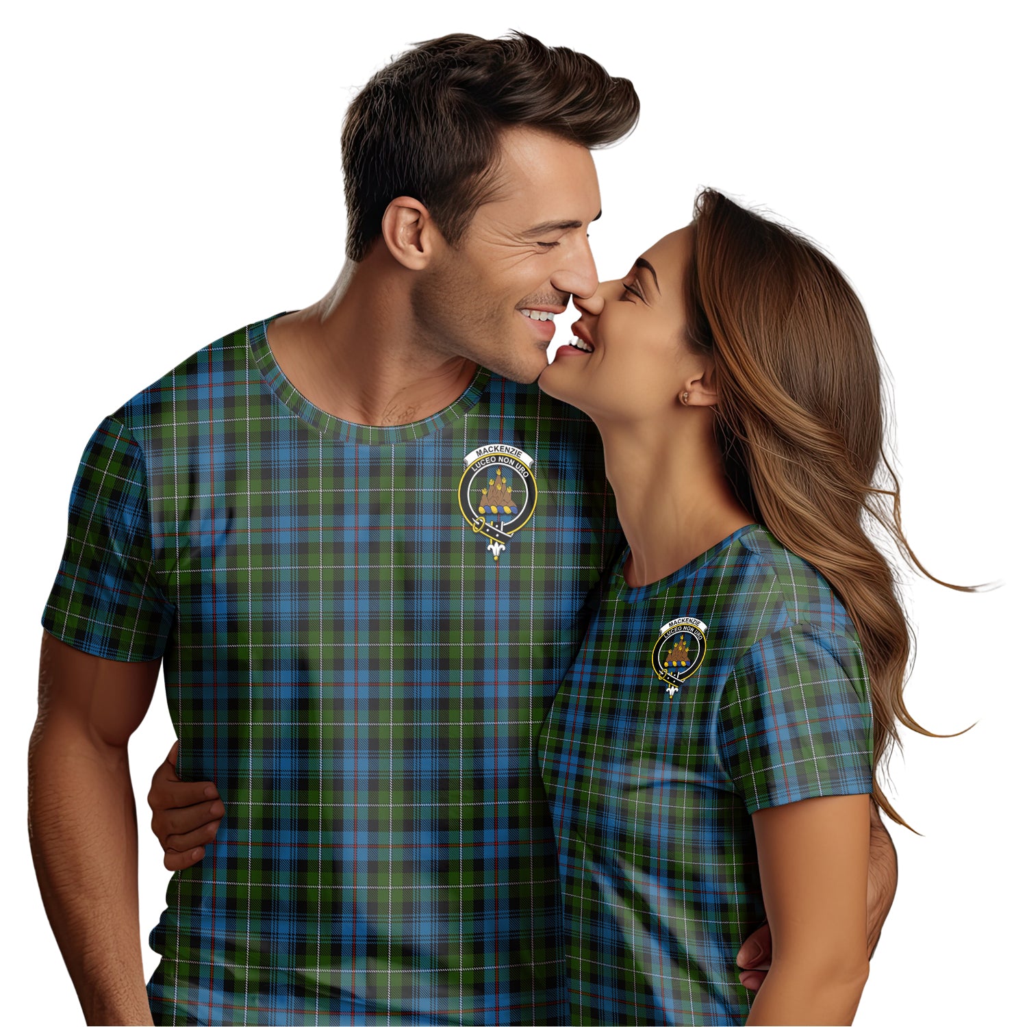 Mackenzie (Mckenzie) Tartan T-Shirt with Family Crest - Tartan Vibes Clothing