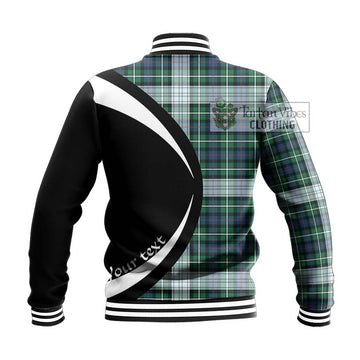 Mackenzie Dress Ancient Tartan Baseball Jacket with Family Crest Circle Style - Tartan Vibes Clothing