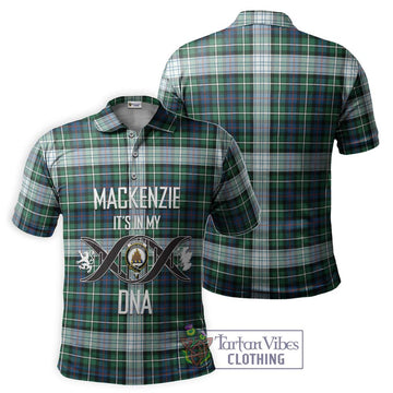 Mackenzie Dress Ancient Tartan Polo Shirt with Family Crest DNA In Me Style