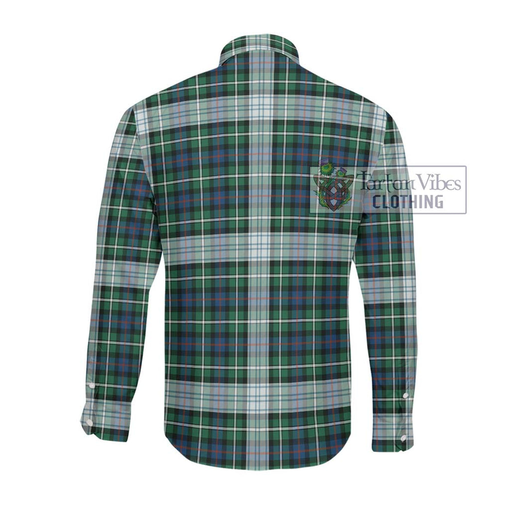 Mackenzie Dress Ancient Tartan Long Sleeve Button Shirt with Family Crest DNA In Me Style - Tartanvibesclothing Shop