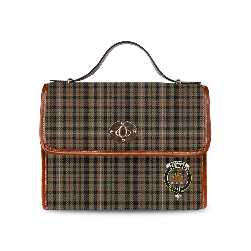 mackenzie-hunting-tartan-leather-strap-waterproof-canvas-bag-with-family-crest