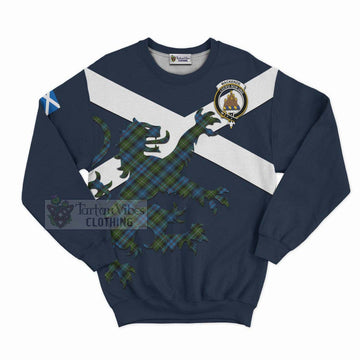 Tartan Vibes Clothing Mackenzie (Mckenzie) Tartan Lion Rampant Sweatshirt – Proudly Display Your Heritage with Alba Gu Brath and Clan Name
