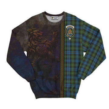 Mackenzie (Mckenzie) Tartan Family Crest Sweatshirt Alba Gu Brath Be Brave Lion Ancient Style