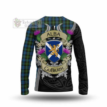 Mackenzie (Mckenzie) Tartan Family Crest Long Sleeve T-Shirt Lion Rampant Royal Thistle Shield Celtic Inspired