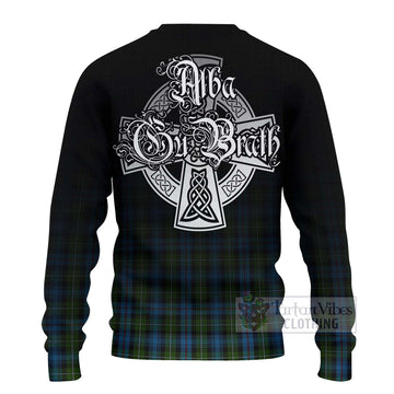 Mackenzie (Mckenzie) Tartan Ugly Sweater Featuring Alba Gu Brath Family Crest Celtic Inspired