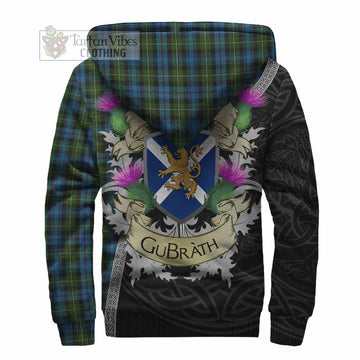 Mackenzie (Mckenzie) Tartan Family Crest Sherpa Hoodie Lion Rampant Royal Thistle Shield Celtic Inspired
