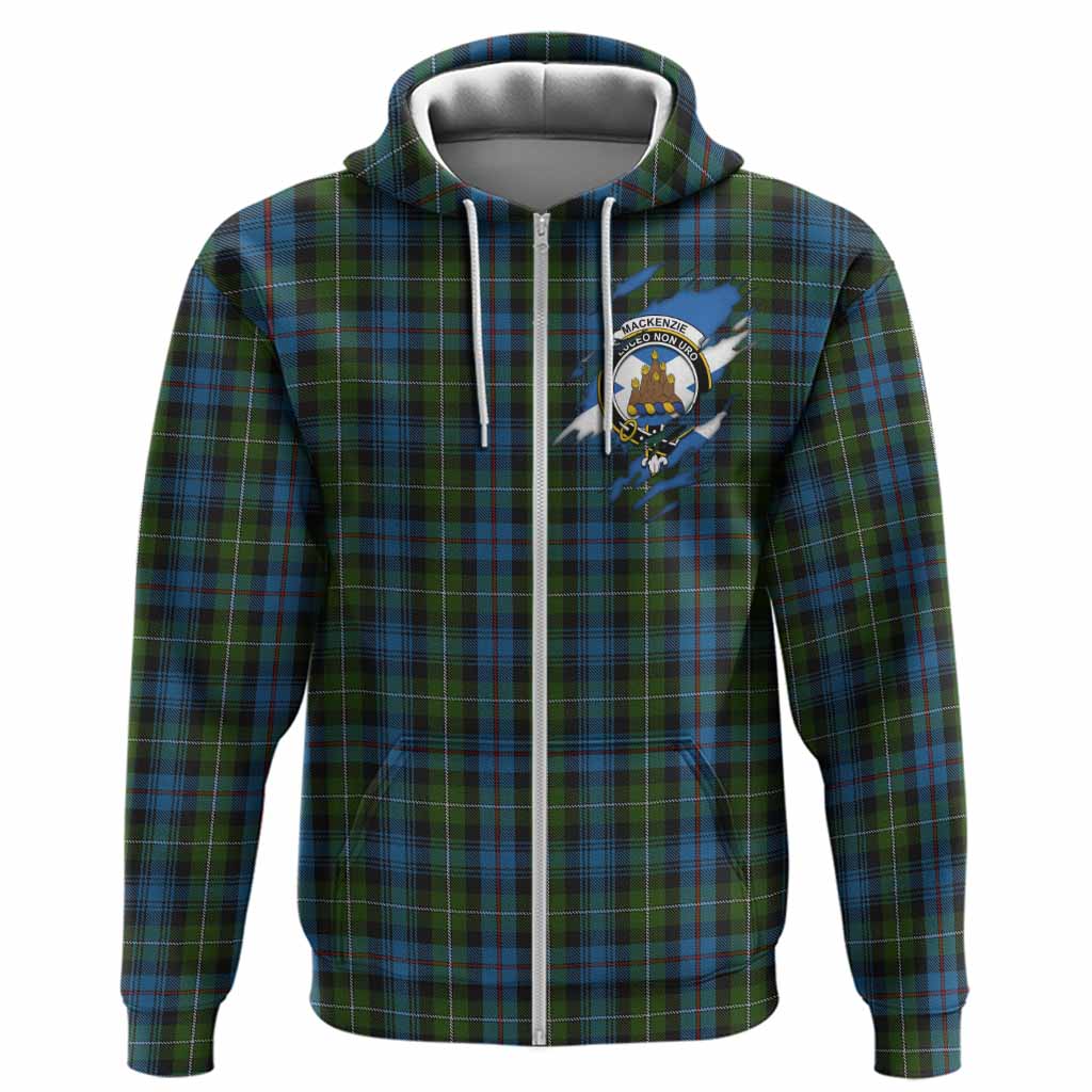 Mackenzie (Mckenzie) Clan Crest In Me Tartan Hoodie Scotland Flag Style