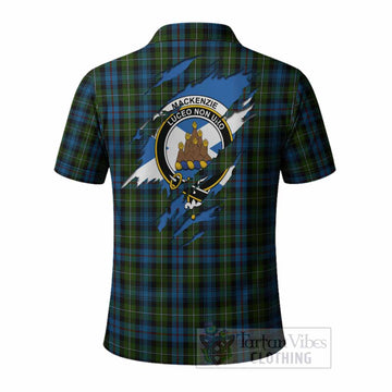Mackenzie (Mckenzie) Clan Crest In Me Tartan Polo Shirt Scotland Flag Style