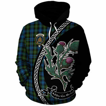 Mackenzie (Mckenzie) Family Crest Tartan Cotton Hoodie Alba Thistle Inspired