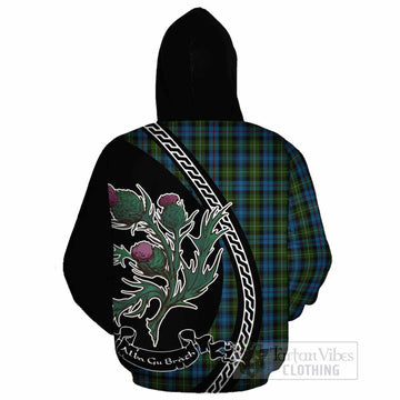 Mackenzie (Mckenzie) Family Crest Tartan Cotton Hoodie Alba Thistle Inspired