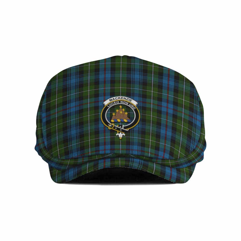 Mackenzie (Mckenzie) Family Crest Tartan Jeff Cap, Tartan Flat Cap