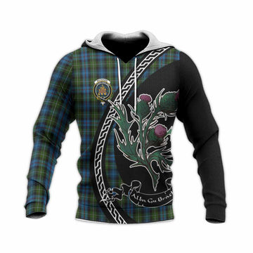 Mackenzie (Mckenzie) Family Crest Tartan Knitted Hoodie Alba Thistle Inspired