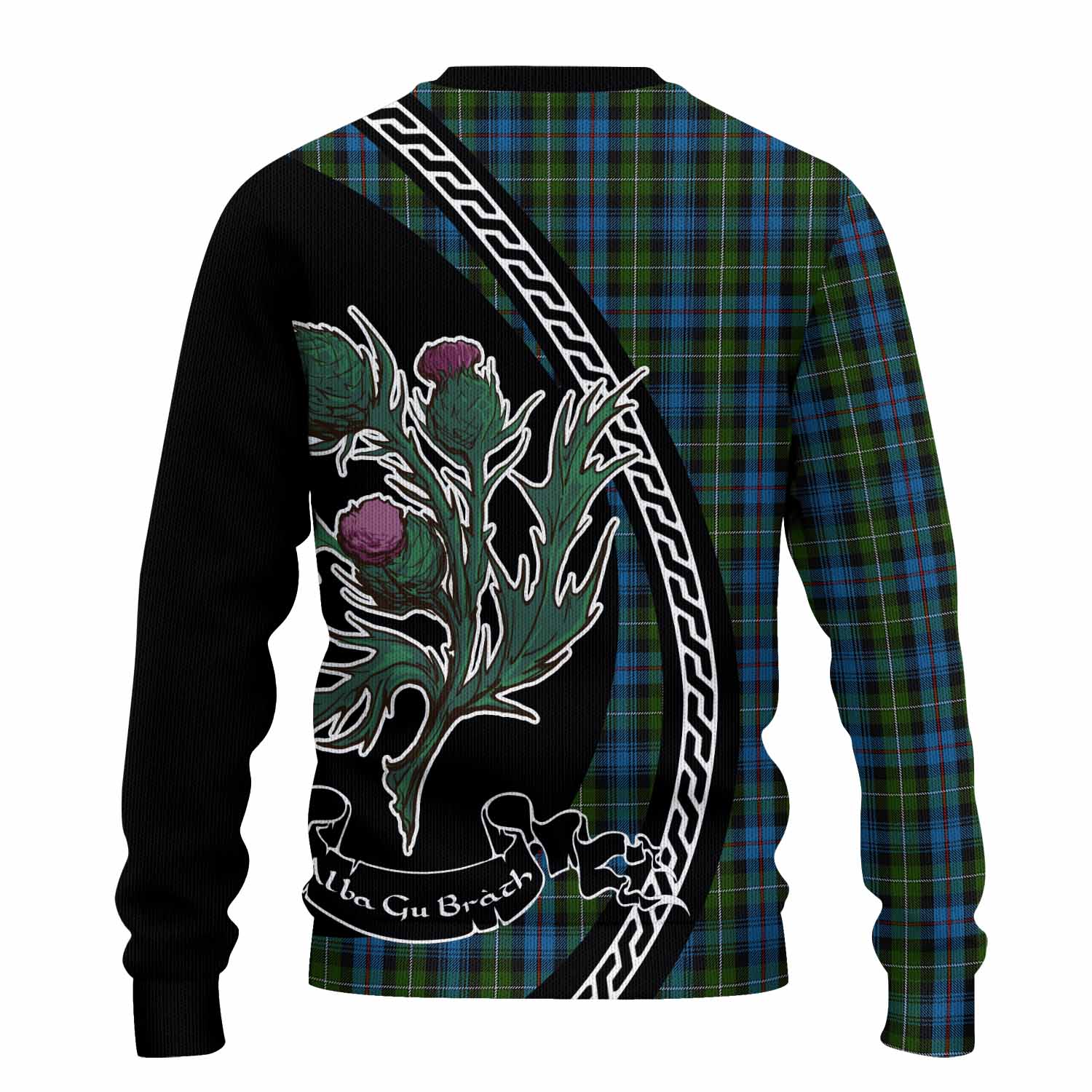 Mackenzie (Mckenzie) Family Crest Tartan Knitted Sweater Alba Thistle Inspired - Tartan Vibes Clothing