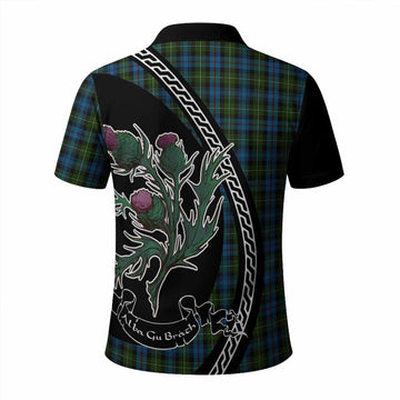 Mackenzie (Mckenzie) Family Crest Tartan Polo Shirt Alba Thistle Inspired