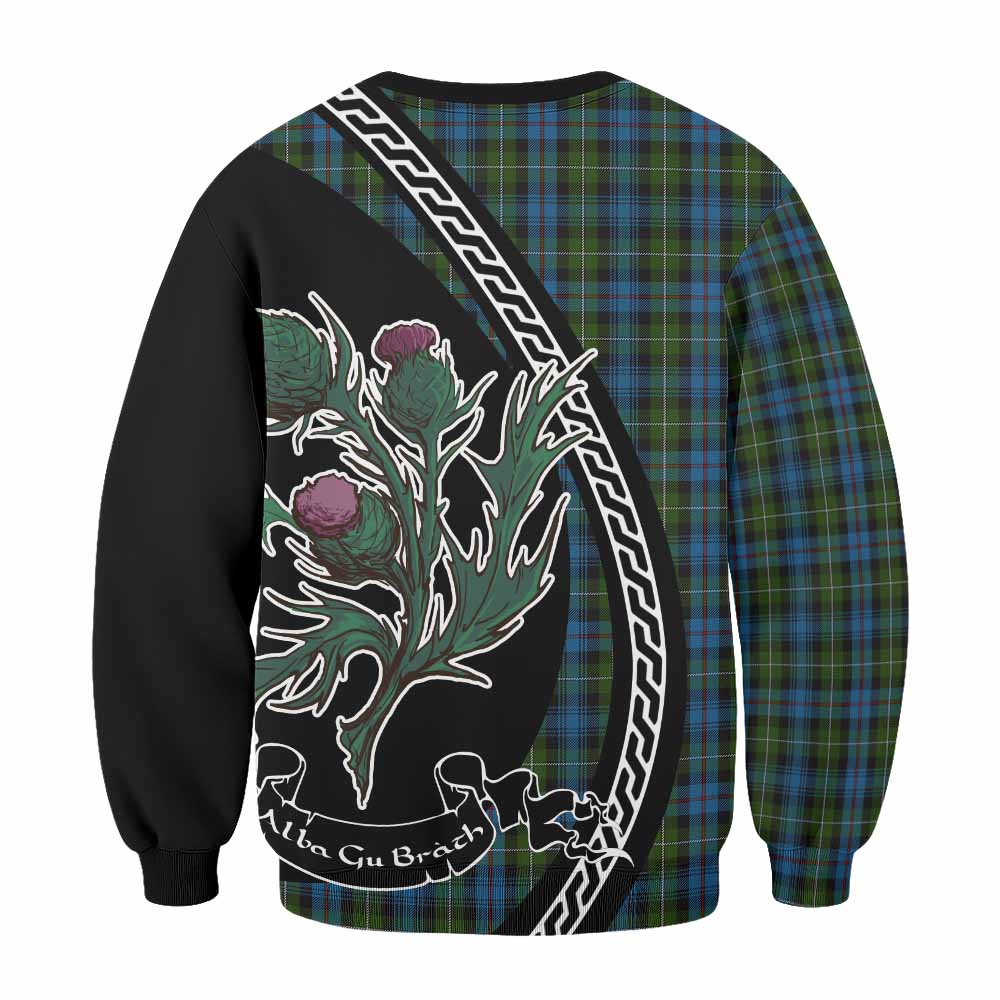 Mackenzie (Mckenzie) Family Crest Tartan Sweatshirt Alba Thistle Inspired - Tartan Vibes Clothing