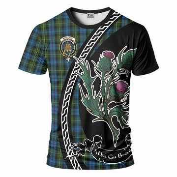 Mackenzie (Mckenzie) Family Crest Tartan T-Shirt Alba Thistle Inspired - Tartan Vibes Clothing