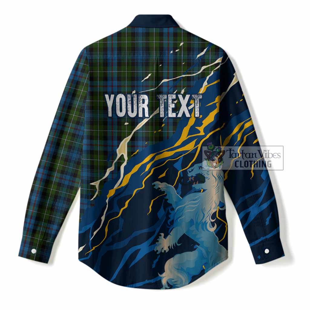 Mackenzie (Mckenzie) Scotland Tartan Women Casual Shirt WC2026 Football - We'll Be Coming