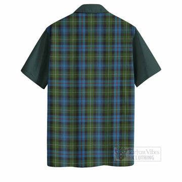 Mackenzie (Mckenzie) Tartan Accent Hawaiian Shirt with Family Crest