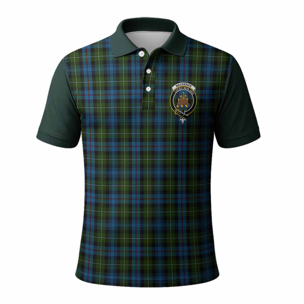 Mackenzie (Mckenzie) Tartan Accent Polo Shirt with Family Crest