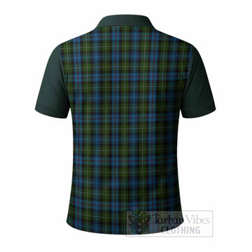 Mackenzie (Mckenzie) Tartan Accent Polo Shirt with Family Crest