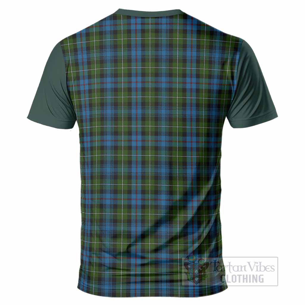 Mackenzie (Mckenzie) Tartan Accent T-Shirt with Family Crest