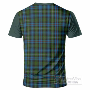Mackenzie (Mckenzie) Tartan Accent T-Shirt with Family Crest