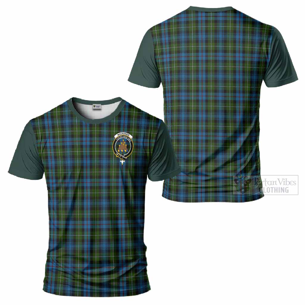 Mackenzie (Mckenzie) Tartan Accent T-Shirt with Family Crest