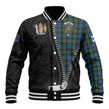 Mackenzie (Mckenzie) Tartan Baseball Jacket New Zealand Pattern Unique Zipper Stylized