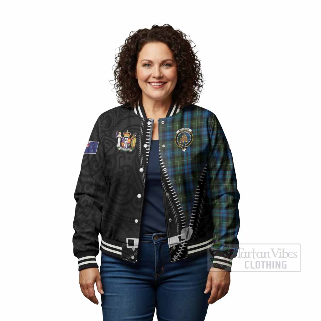 Mackenzie (Mckenzie) Tartan Baseball Jacket New Zealand Pattern Unique Zipper Stylized