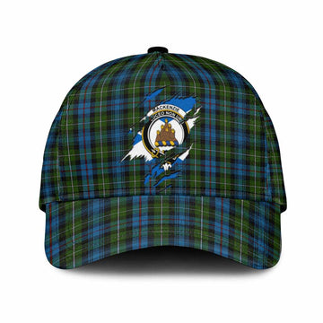 Mackenzie (Mckenzie) Tartan Classic Cap with Family Crest In Me Style