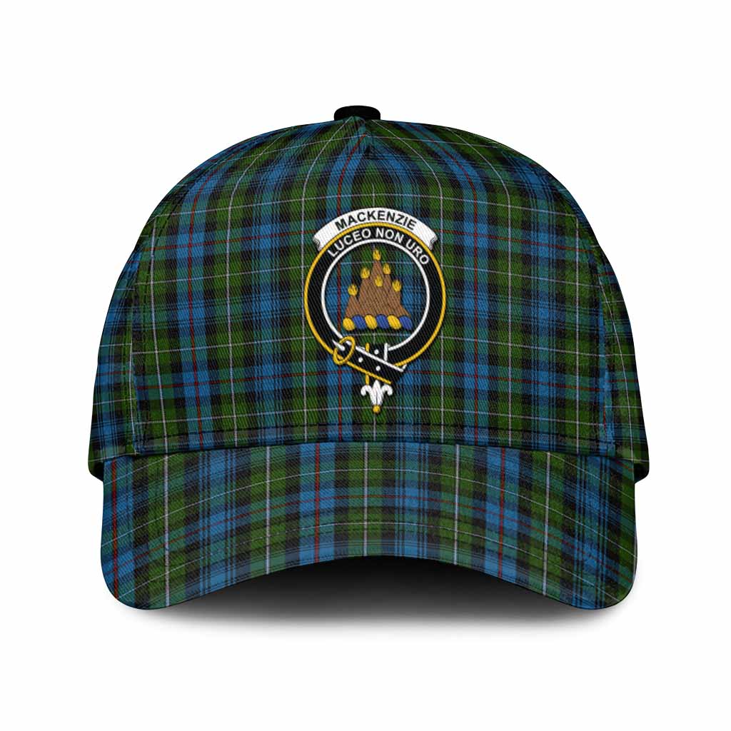 Mackenzie (Mckenzie) Tartan Classic Cap with Family Crest