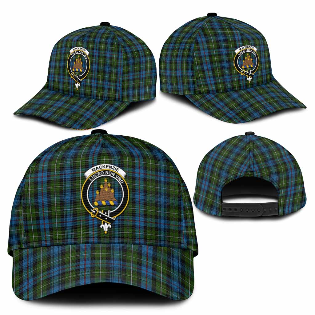 Mackenzie (Mckenzie) Tartan Classic Cap with Family Crest