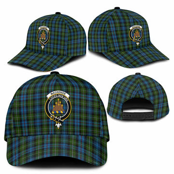 Mackenzie (Mckenzie) Tartan Classic Cap with Family Crest