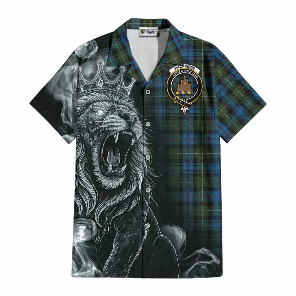 Mackenzie (Mckenzie) Tartan Cotton Hawaiian Shirt Roaring Lion Heritage