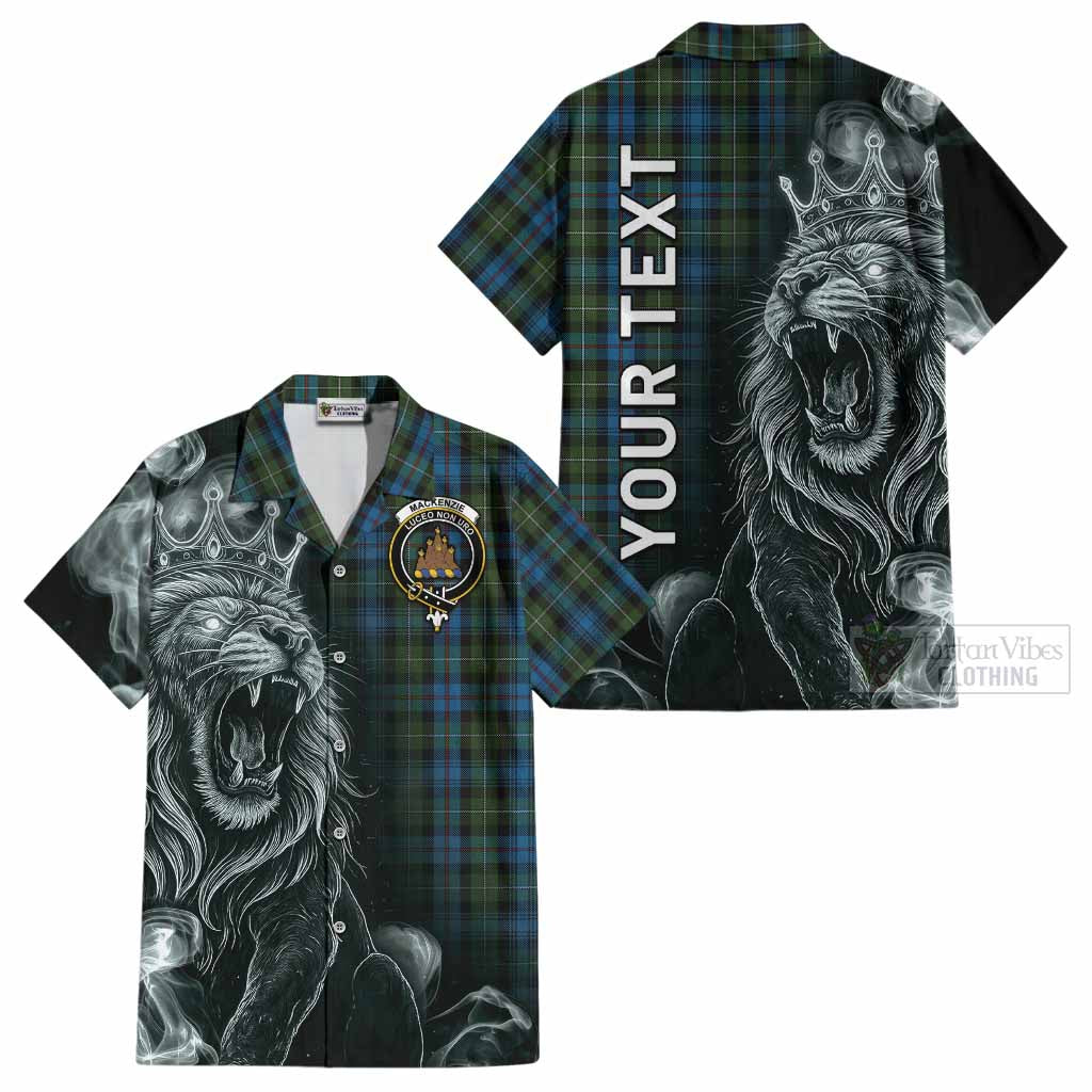 Mackenzie (Mckenzie) Tartan Cotton Hawaiian Shirt Roaring Lion Heritage