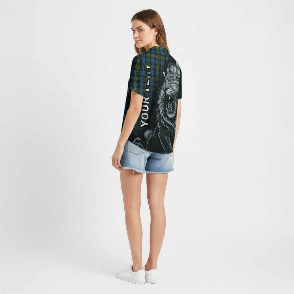 Mackenzie (Mckenzie) Tartan Cotton Hawaiian Shirt Roaring Lion Heritage