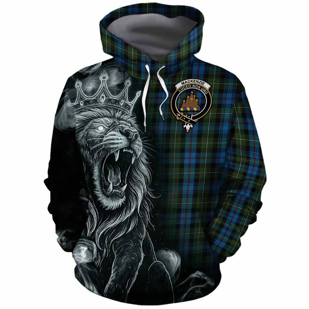 Mackenzie (Mckenzie) Tartan Cotton Hoodie Roaring Lion Heritage